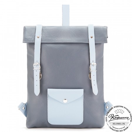 Кожаный рюкзак "Vogue New" (джинс)